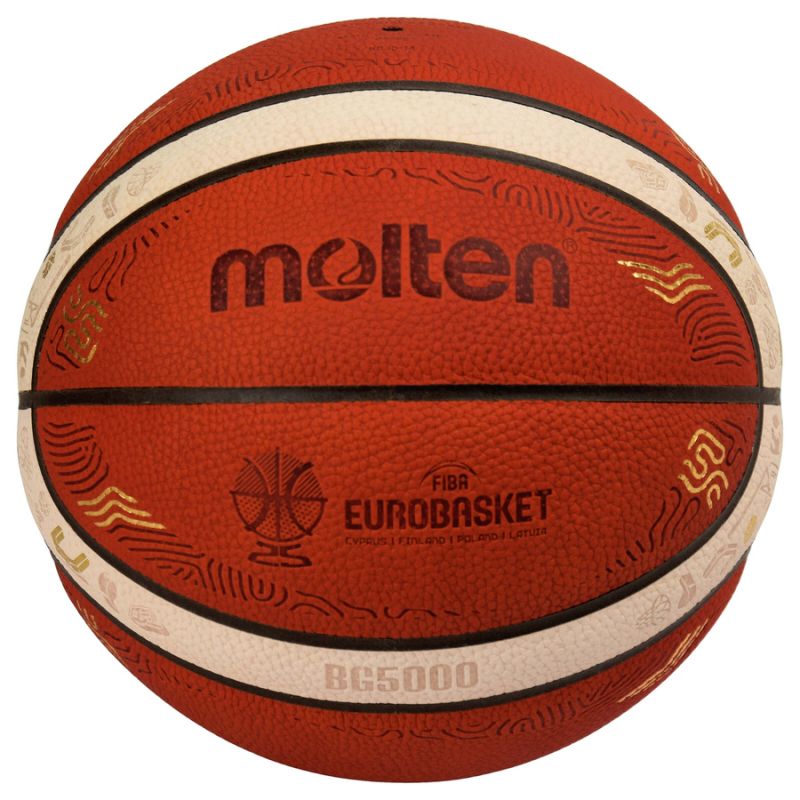 Molten Eurobasket 2025 Official Match narancssárga labda