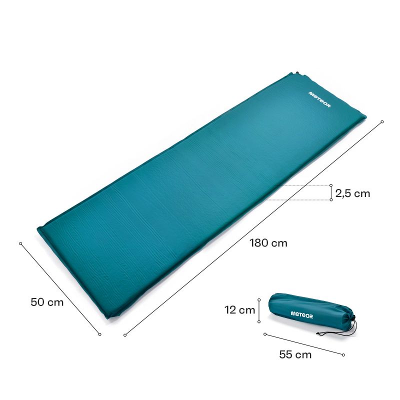 Meteor self-inflating mat uniw training equipment, tourist equipment