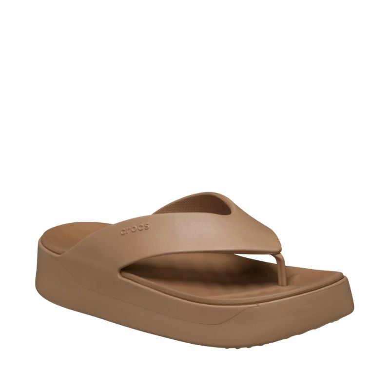 Crocs Getaway Platform Flip Women's Sandals Brown 209410 2JJ