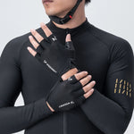 Wozinsky WRR-01L cycling gloves size - black fekete kesztyű -198887