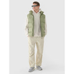 Men's sweatshirt with hood, open, 4F 4FWAW24TSWSM1310-11S kapucnis pulóver