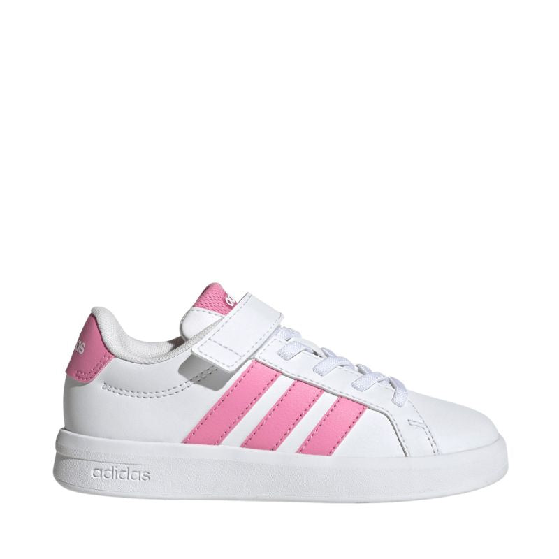 Adidas Grand Court 3.0 kids' shoes white and JP9371 rózsaszín footwear