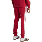 Men's adidas Essential 3-Stripes French Terry Burgundy Pants