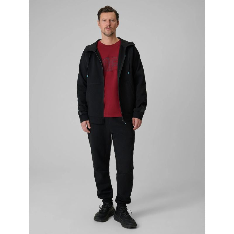4F Men's regular hooded sweatshirt pulóver