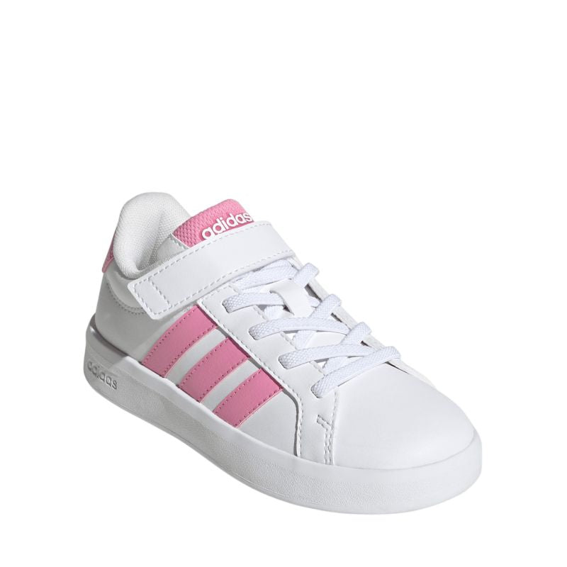 Adidas Grand Court 3.0 kids' shoes white and JP9371 rózsaszín footwear