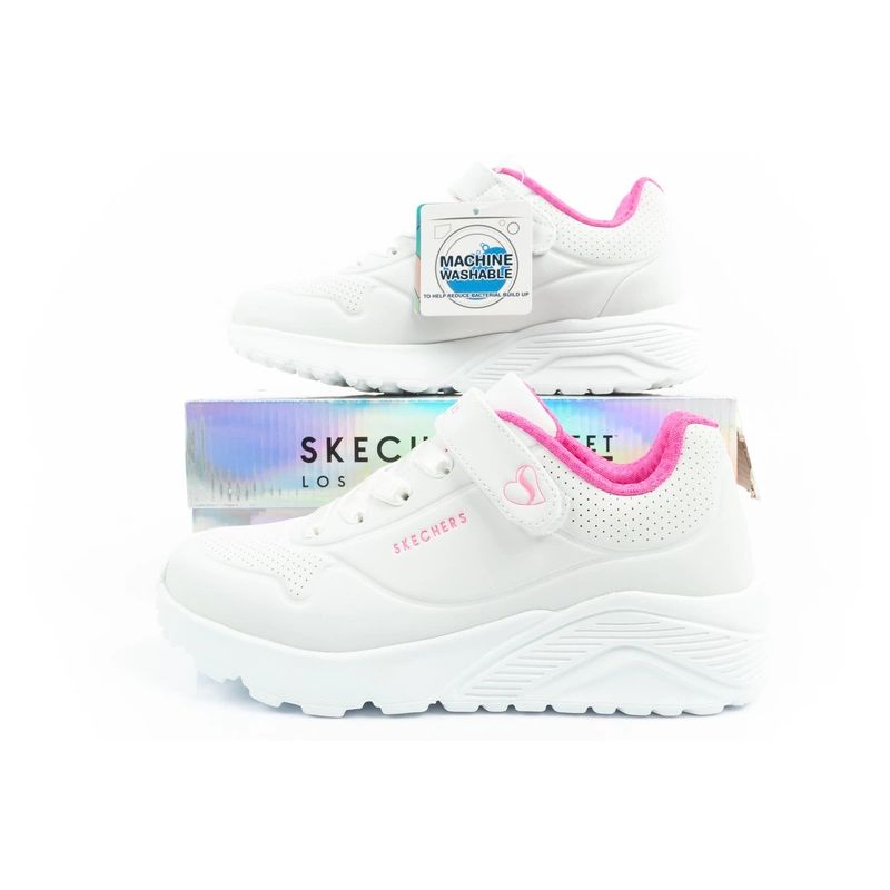 Skechers Uno Lite children's sports sneakers white comfortable Cipő