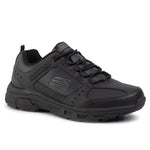 Skechers OAK CANYON REDWICK Men's Eco-Leather Sneakers Black (51896BBK) Cipő