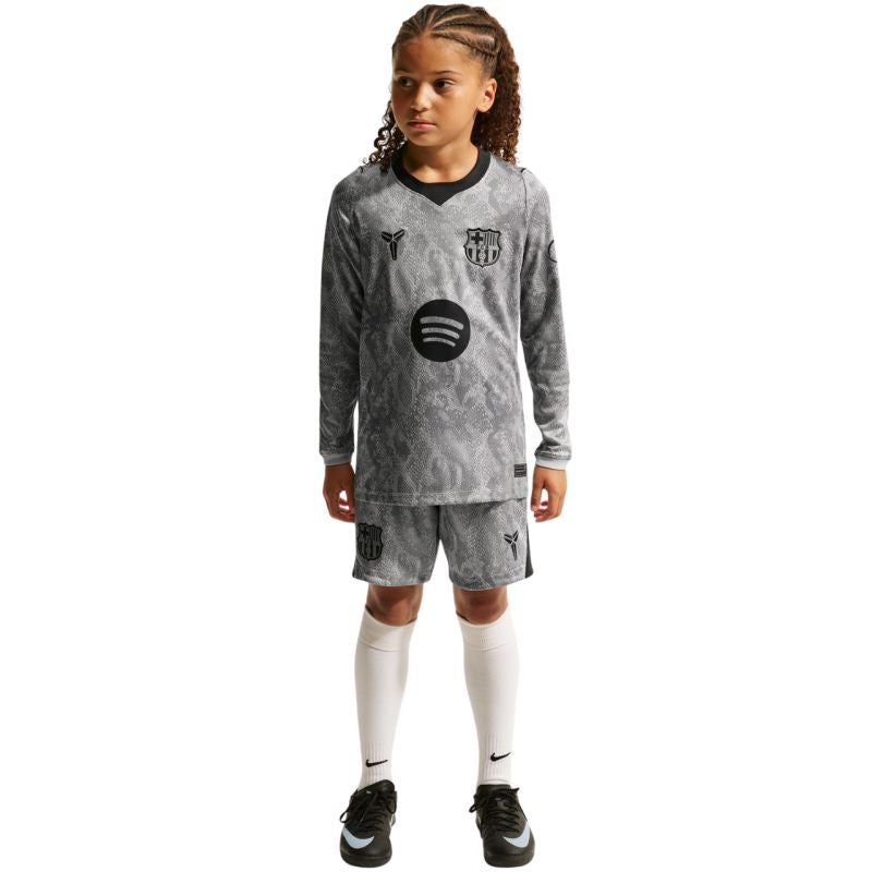 Nike FC Barcelona 2026/27 Stadium Away Kids' Goalkeeper Jersey szürke kiegészítő IO8337013