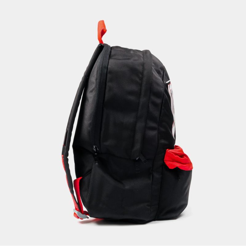 AIR Jordan black red sports school backpack - black uniwersalny hátizsák