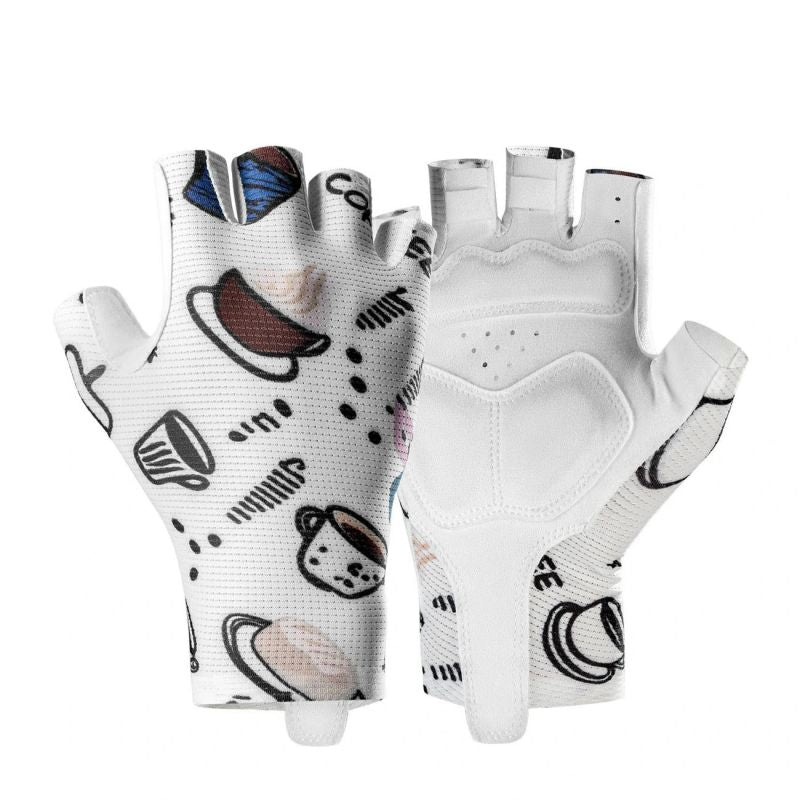 Rockbros S389 Shock Absorbing Cycling Gloves L - White biały kesztyű 16220042004-211752
