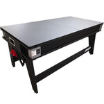 Enero 4-IN-1 MULTIGAMING TABLE BILLIARDS TABLE TENNIS HOOK-UP DINING TABLE .1x81.3CM fekete table games, tables