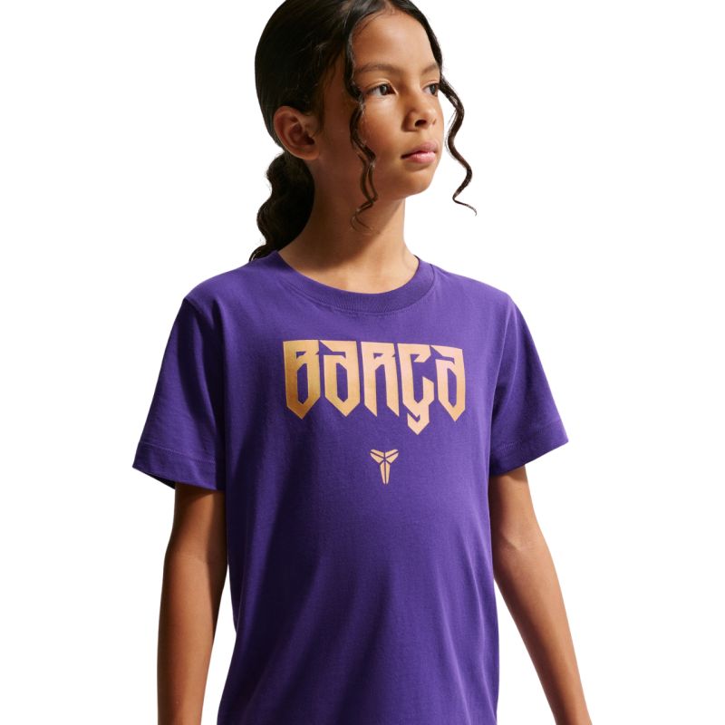 Nike FC Barcelona kids' t-shirt purple lila póló IQ5007504