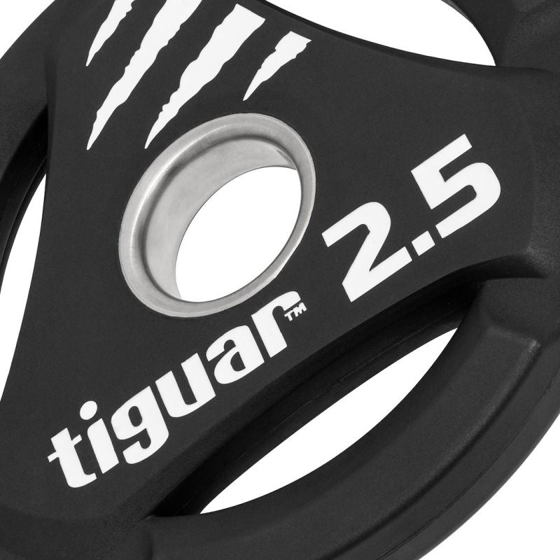 Tiguar PU Olympic plate 2.5 kg fekete kiegészítő TI-WTPU00250
