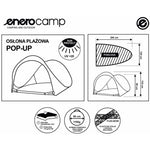 Enero Self-Exploding Closed Beach Screen Tent /90cm Camp tents, tourist equipment