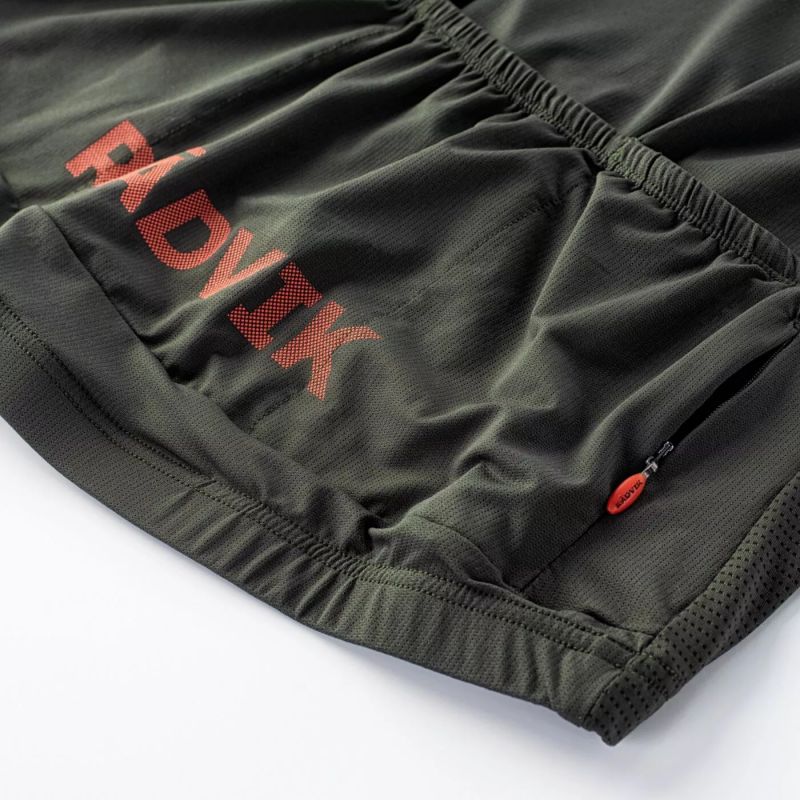 Radvik Charlie Gts Cycling Jersey zöld póló