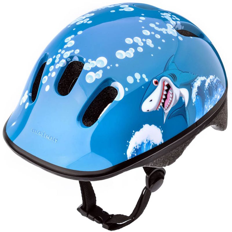 Meteor KS06 Baby Shark Bike Helmet size XS 44-48cm Jr kék helmets