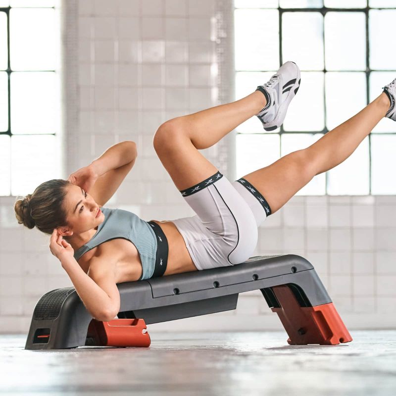 Reebok Adjustable Step with Bench Function RAP-15170RD Edzőfelszerelés