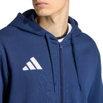 Men's adidas Entrada 26 FZ Hoody navy blue KF5946 sötétkék kapucnis pulóver