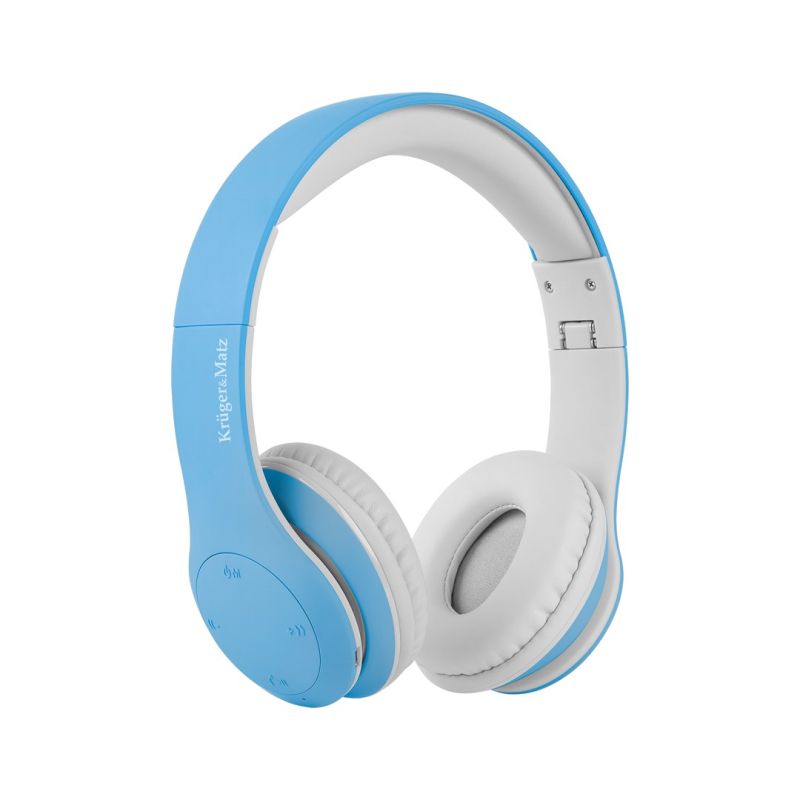 head Kruger&Matz Street Kids wireless on-ear headphones for children, kék kiegészítő KM0656