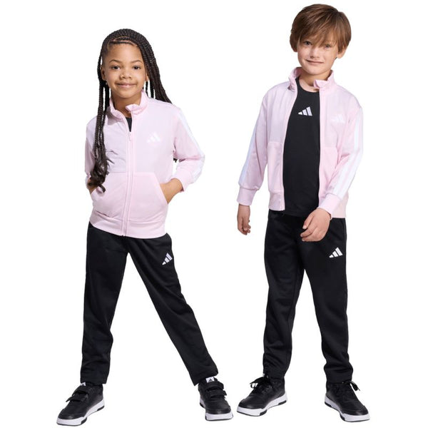 adidas Essentials Climacool Pink and Black Kids Tracksuit JX8771 General