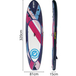 Enero SET - INFLATABLE SUP BOARD PURPLE lila sets