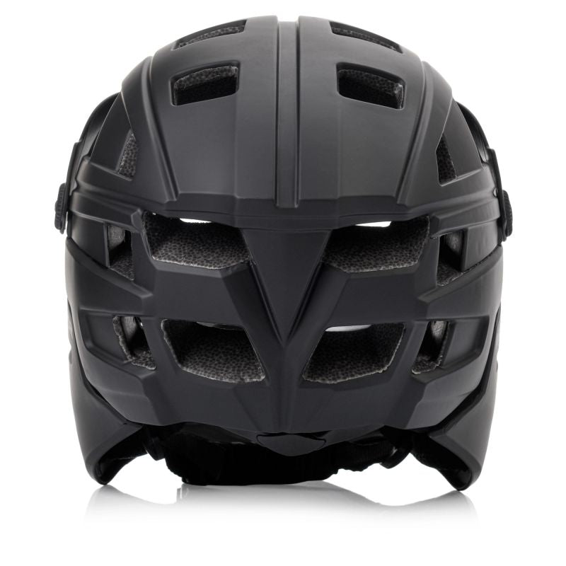 Meteor Hydra S full-face bicycle helmet 51-55 cm black fekete sisak 17894