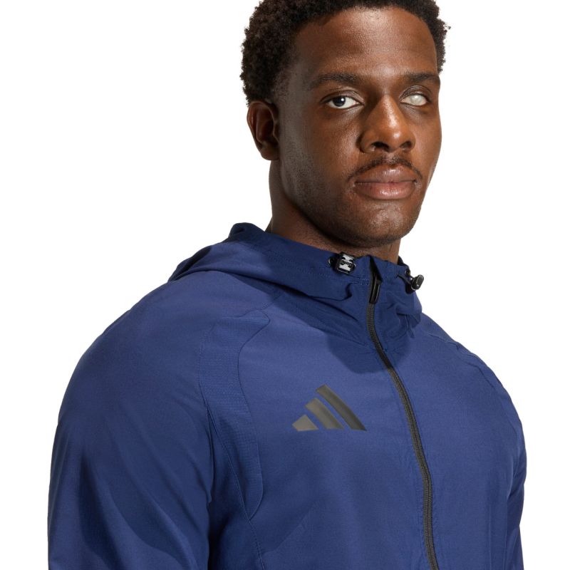 Men's adidas Tiro 26 Travel Windbreaker Navy Blue KD3334 sötétkék kabát