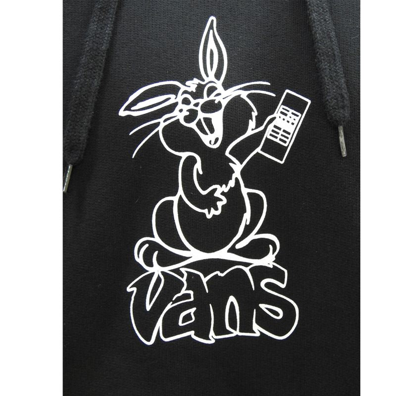 Vans Black Crazy Eddy 66 Loose Pullover Hoodie - VN000JE7BLK fekete kapucnis pulóver