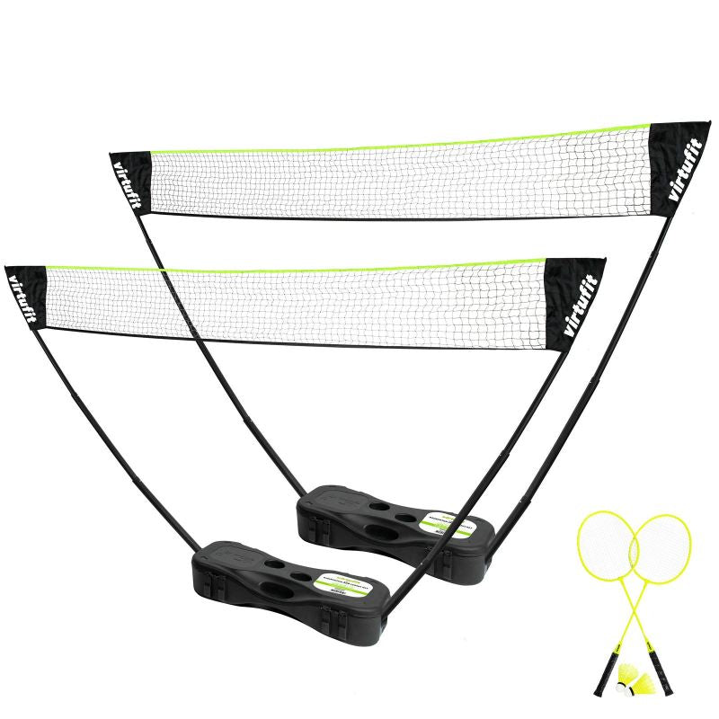 Virtufit 2-In-1 Portable Badminton And Tennis Set - Includes Case And Rackets Kiegészítő