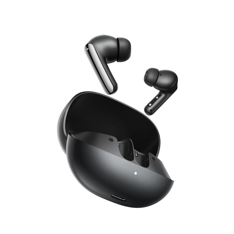 head QCY MeloBuds N20 Wireless In-Ear Noise Cancelling ANC Headphones - Black czarny headsets