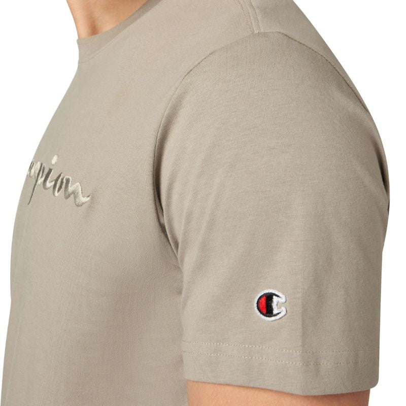 Champion SS Tee Beige Men's T-Shirt 220273 ES035 bézs póló