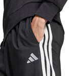 Men's adidas Essentials 3-Stripes Stanford Open Hem Pants Black JC8491