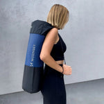 Wozinsky exercise mat 181 x 63 x 0.9 cm thick gymnastic yoga mat black czarny jóga matrac 5907769300417-63711