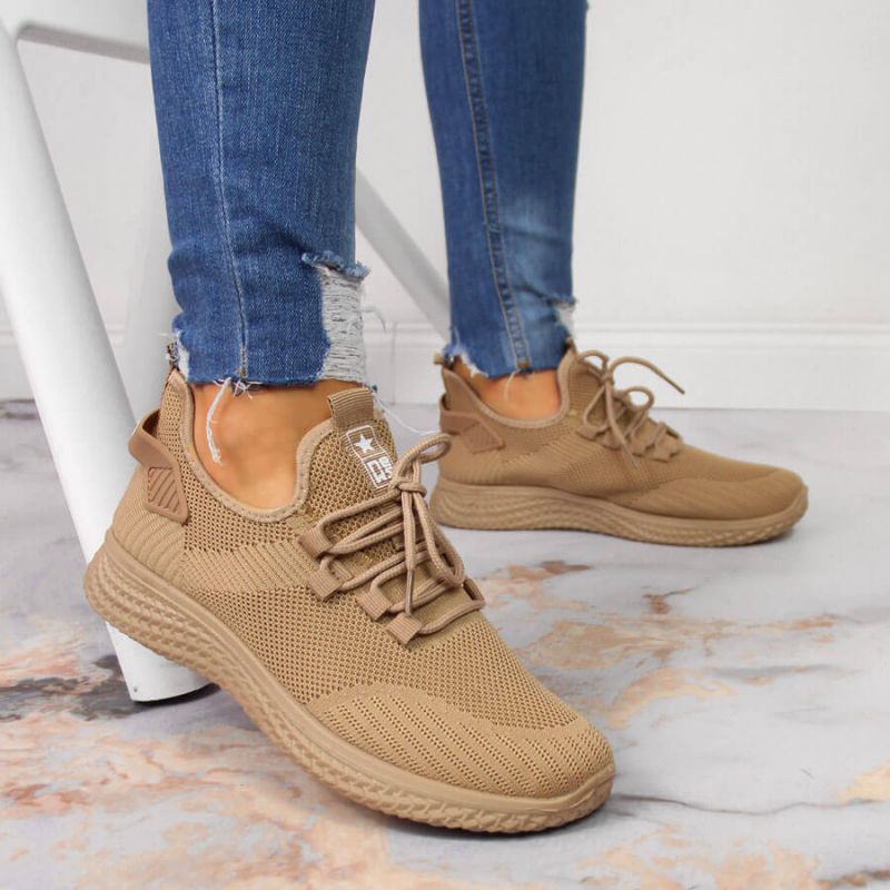 NEWS W EVE268A beige sports bézs utcai cipő
