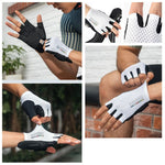 Rockbros ROAD TO SKY Short Shock Absorbing Cycling Gloves L - White l \ biały kesztyű 16220043002-211642