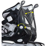 Enero Pro Roller Skates-Roller Skates-Ice Skating 4in1 Led 26-29 Gray szürke skates, roller skates