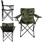 Enero Folding Camping Chair Camuflage Camp tourist equipment, chair