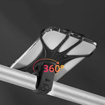 Rockbros LF436 Handlebar Clamp Phone Holder – Black czarny phones and accessories