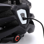 Wozinsky MTB Bike Helmet with Removable Visor and Rear USB Light L - Black czarny védőfelszerelés HT-28VCB-199833