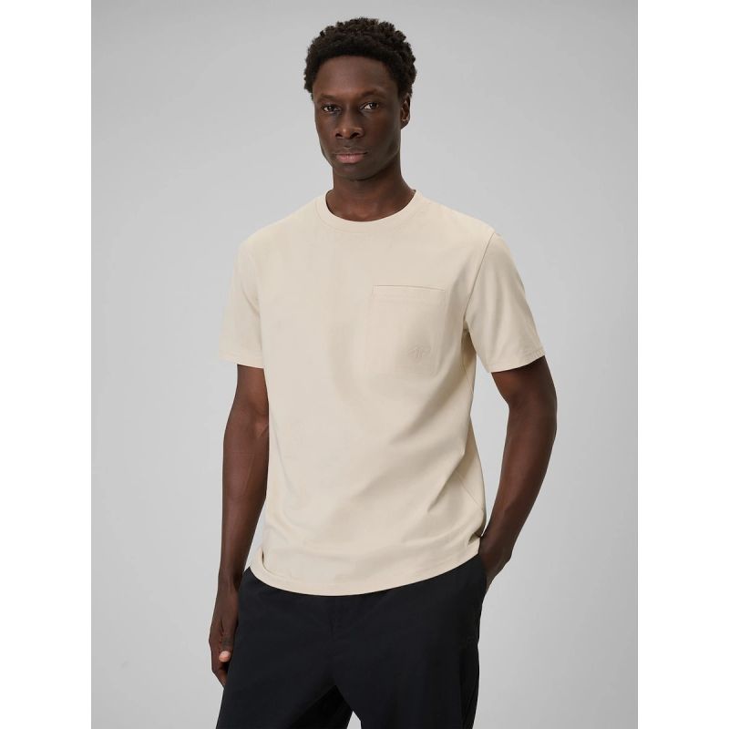 4F Men's regular plain T-shirt póló