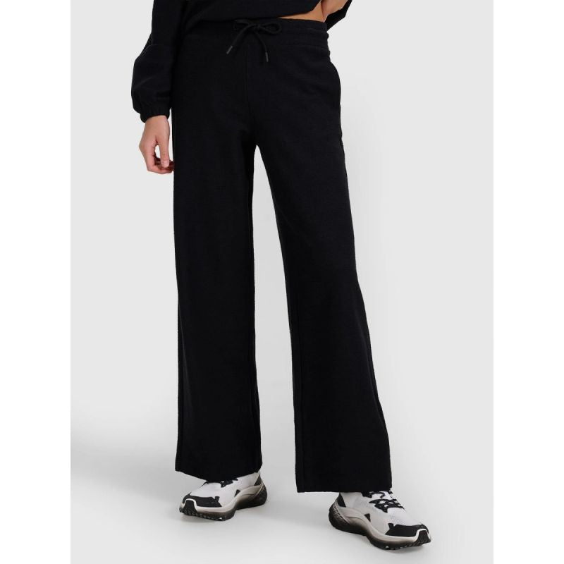 Women's 4F 4FRAW25TTROF1669-20S structured knit sweatpants melegítőnadrág