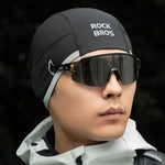 Rockbros M016 Winter Windproof Cycling Cap Size 54-61 cm - Black fekete hats