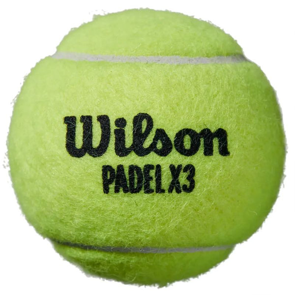 Wilson X3 Pack Speed Padel Ball Tennis Balls