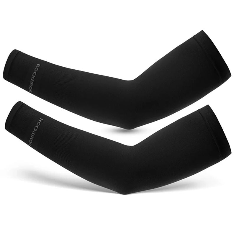 Rockbros cycling arm warmers - black (2 pcs.) czarny kiegészítő 7792721655654-163822