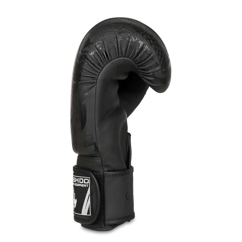DBX Bushido 8oz Boxing Gloves - Black Dragon - Valor Series fekete kesztyű