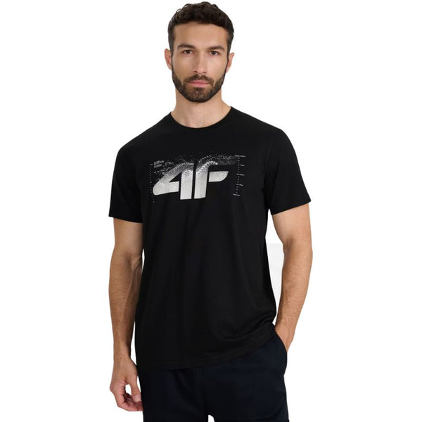 4f Men's T-shirt M2359 deep black 4FWAW25TTSHM2359 20S Ruházat