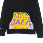 Mitchell & Ness NBA Cropped Logo Los Angeles Lakers Hoodie fekete kapucnis pulóver
