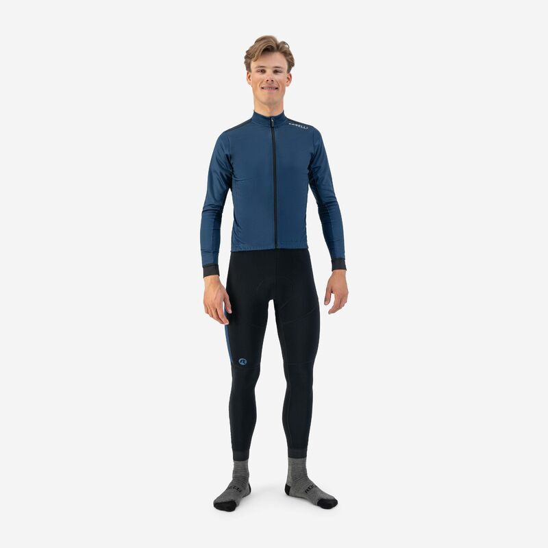Rogelli CORE long sleeve t-shirt navy blue sötétkék kerékpáros ruha SIROG351809.XL