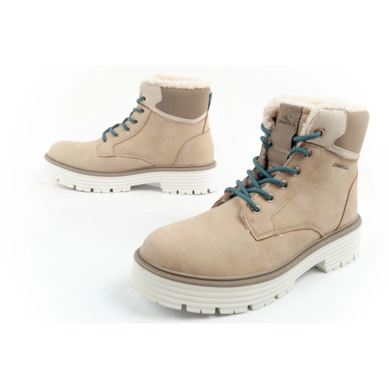 O'Neill winter boots women's hiking boots ankle boots insulated fashionable beige white bézs cipő