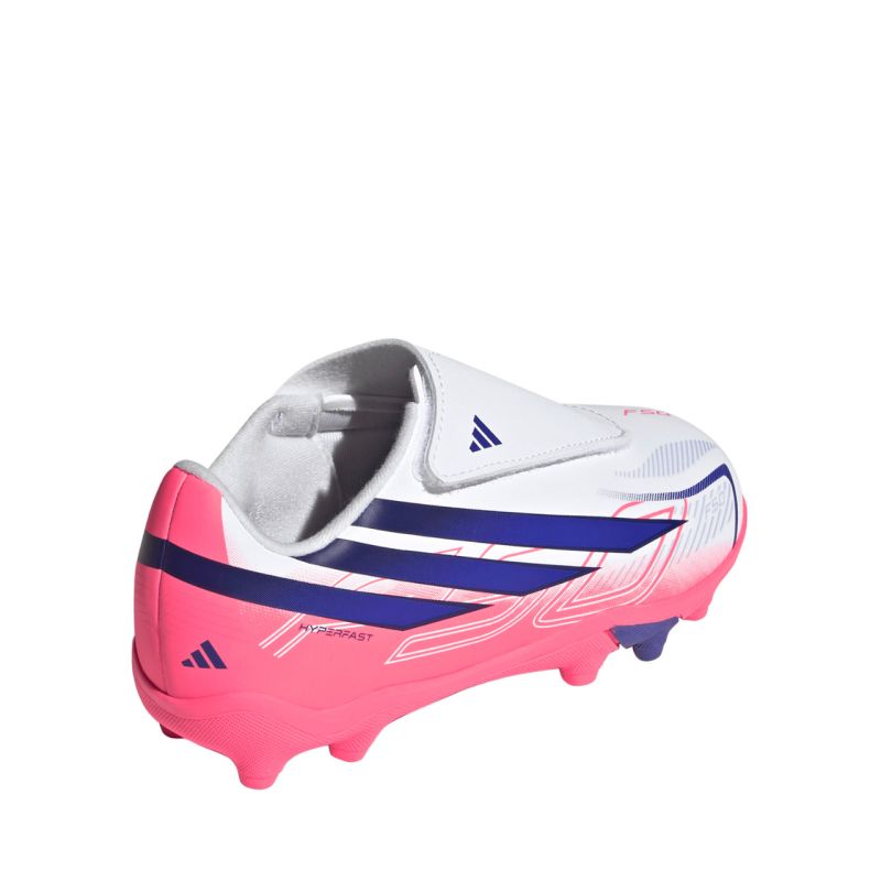 Adidas F50 Hyperfast Club Velcro FG/MG Kids' Soccer cipő KK1345